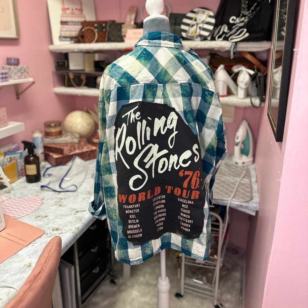 ROLLING STONES HANDMADE FLANNEL